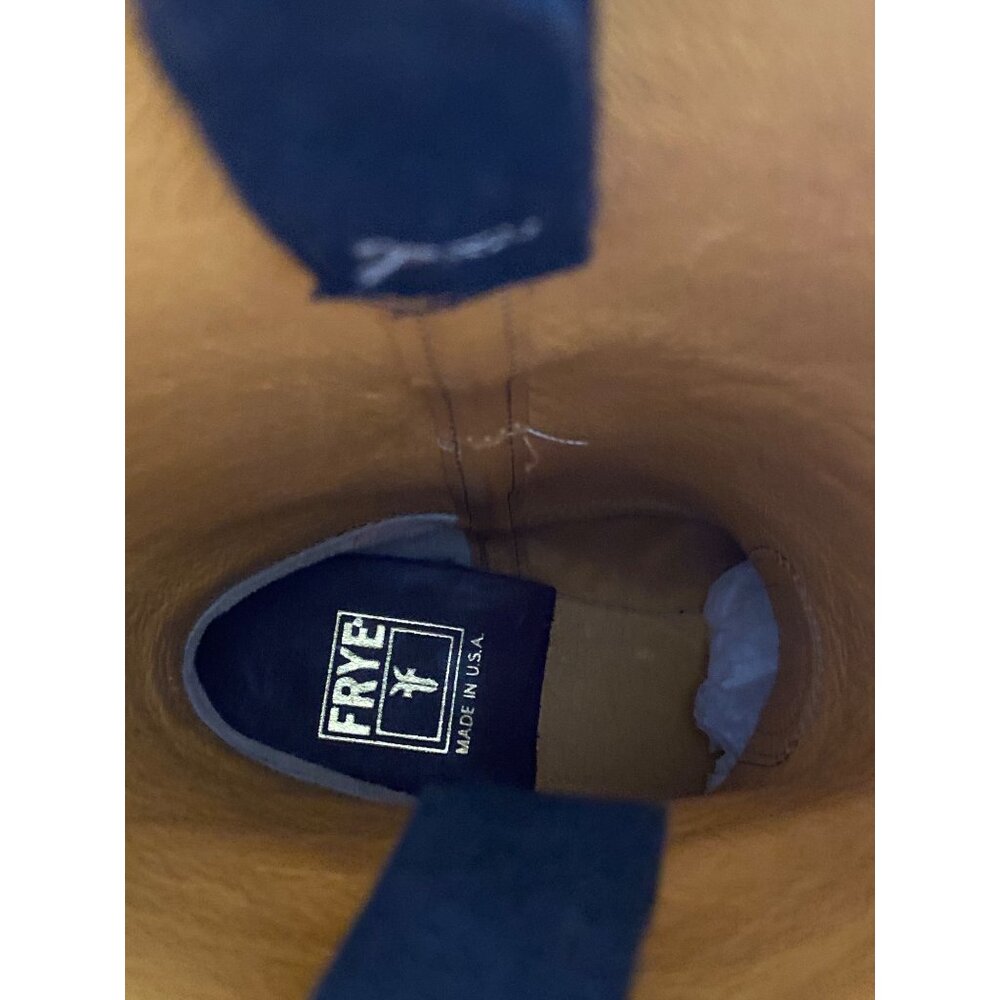 Frye 14L Brown Leather Campus Boots Men's 11 #87290 White Label NWOB Vtg 1980s - Picture 8 of 15